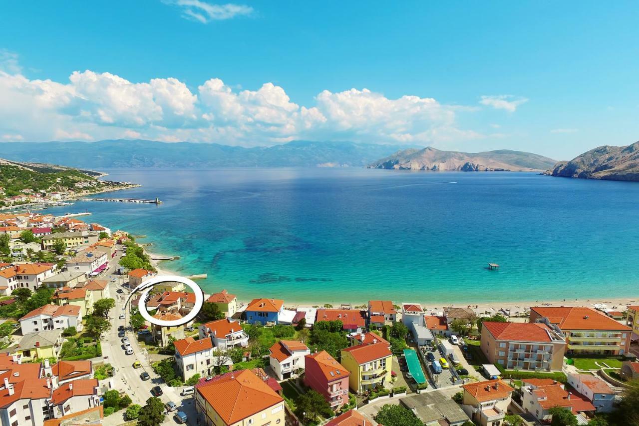 Apartment Bojan With Terrace And Sea View Baška Exterior foto